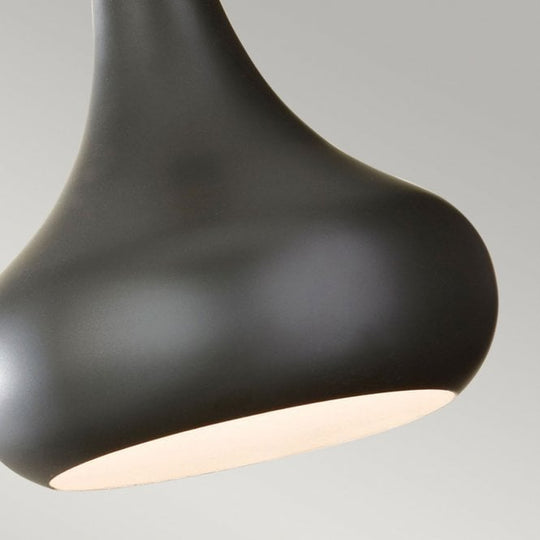 Beso 1 Light Mini Pendant with a dark bronze finish