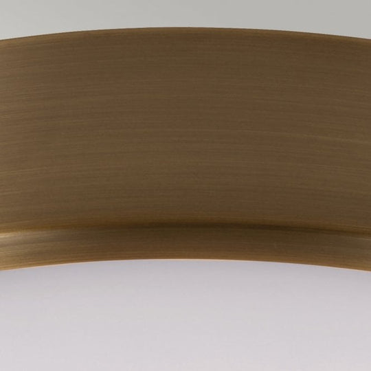 Cadence Flush Mount light with Dark Antique Brass finish