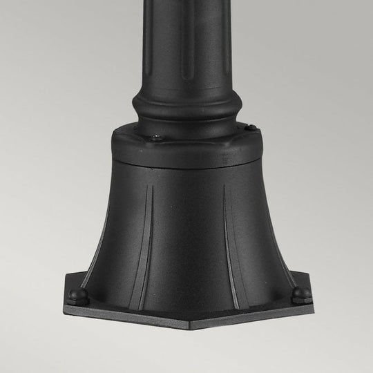 Cotswold Lane Medium Pillar with a black finish