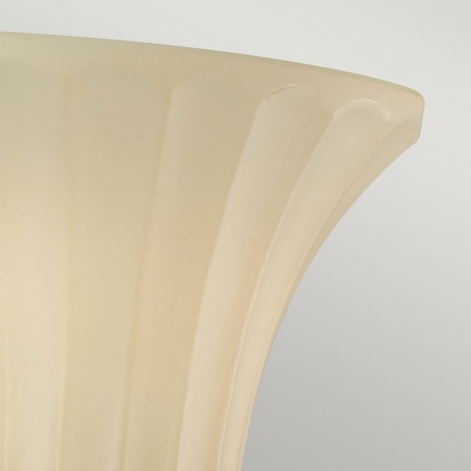 Drawing Room Wall Light Amber snow scavo glass