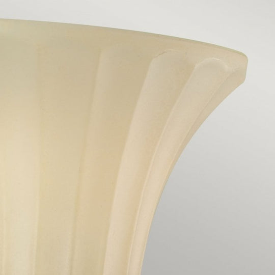 Drawing Room Wall Light Amber snow scavo glass