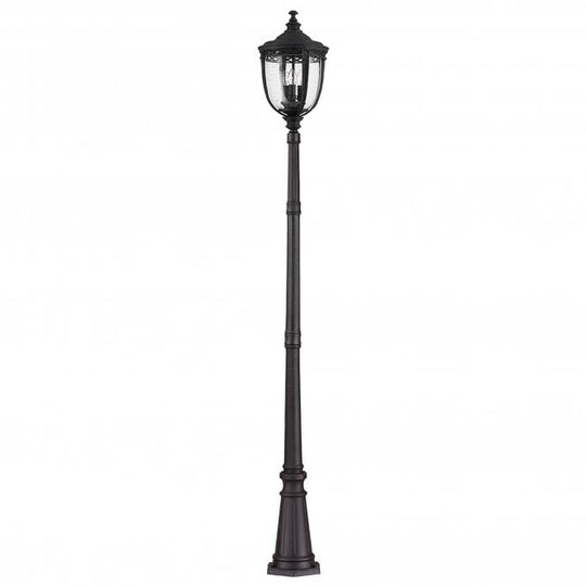 English Bridle Large Lamp Post in a Black finish