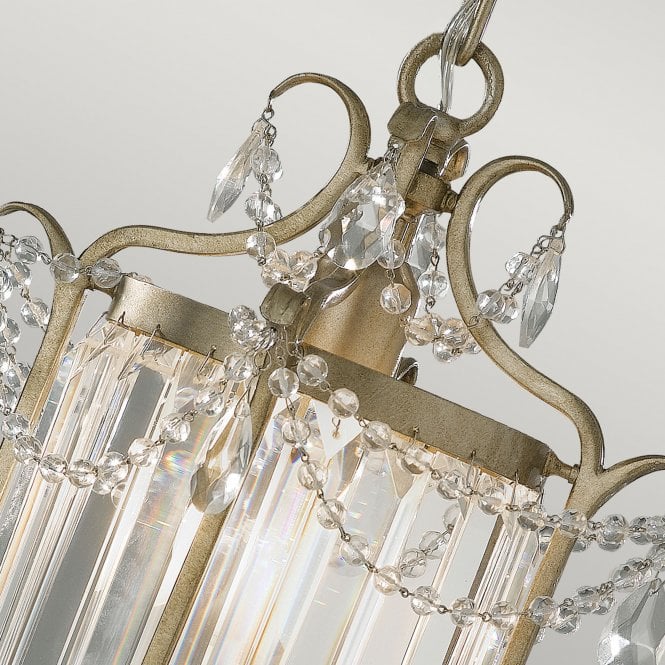 Gianna Single Tier Ceiling Pendant with Gilded Silver finish