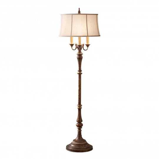 Gibson 4 light Floor Lamp with Cambridge Crackle finish