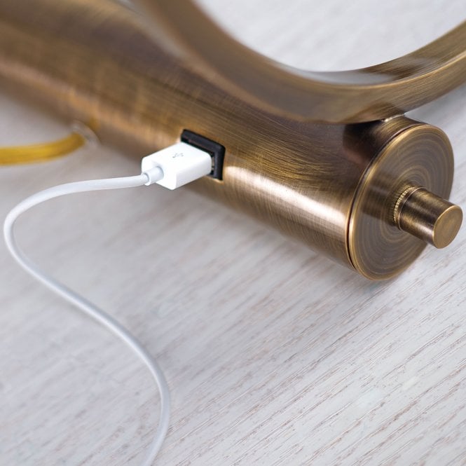 Lex Table Lamp Brushed Steel Brushed Steel