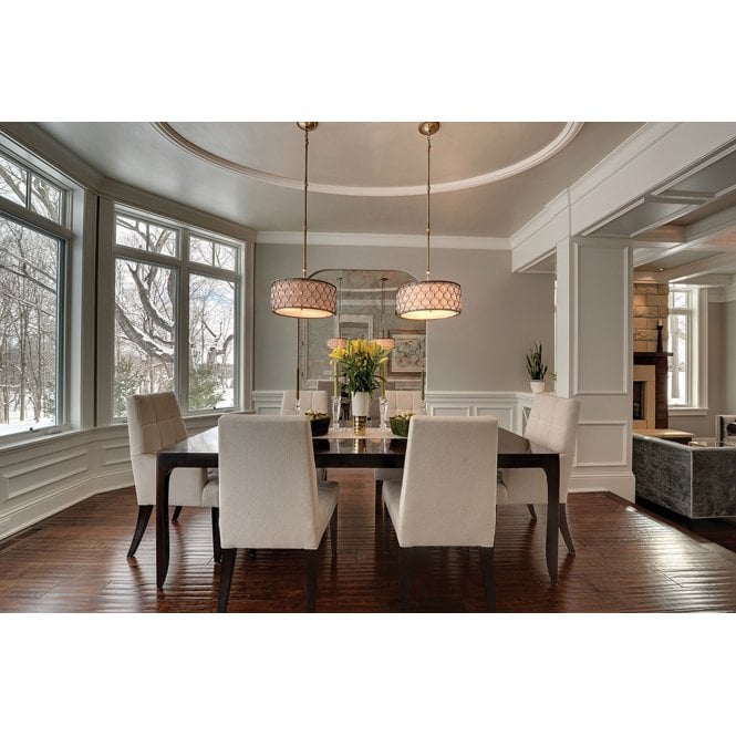 Lucia Pendant Light Burnished Silver