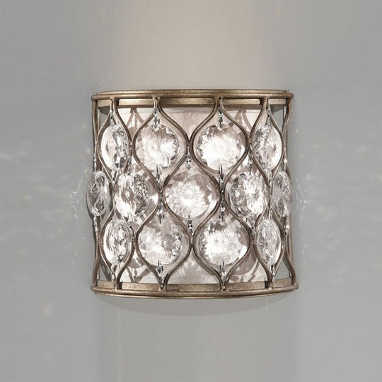 Lucia 1Lt Wall Light Burnished Silver