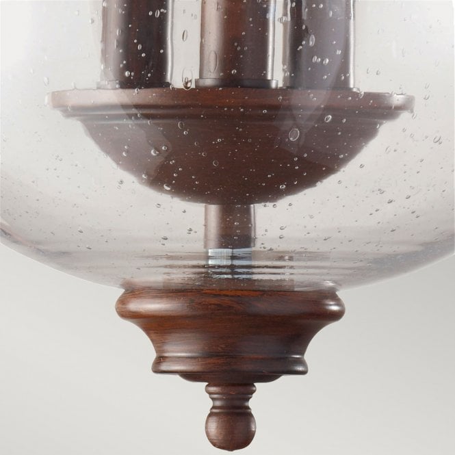 Pickering Lane 3Lt Semi-Flush Heritage Bronze