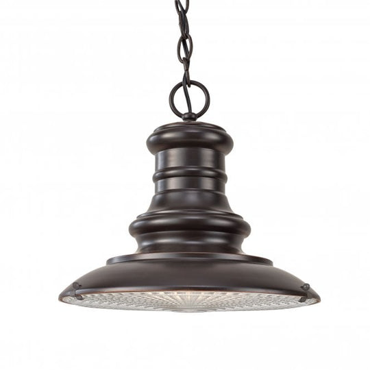 Redding Station Medium Chain Lantern Restoration Bronze