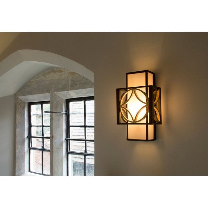 Remy 1Lt Wall Light Heritage Bronze/Parissiene Gold