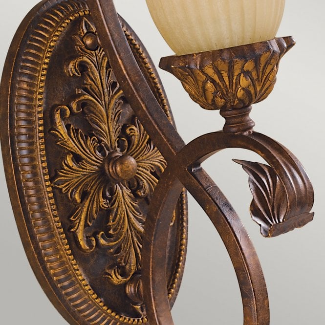 Sonoma Valley 1Lt Wall Light Aged Tortoise Shell