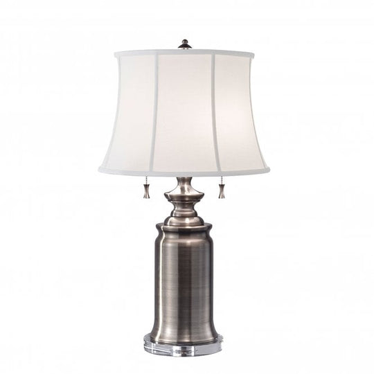 Stateroom 2Lt Table Lamp Antique Nickel Antique Nickel