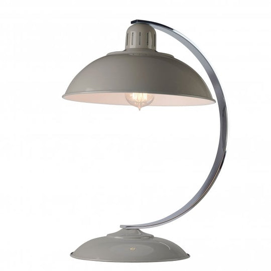 Franklin Desk Lamp in a tarpauline grey finish