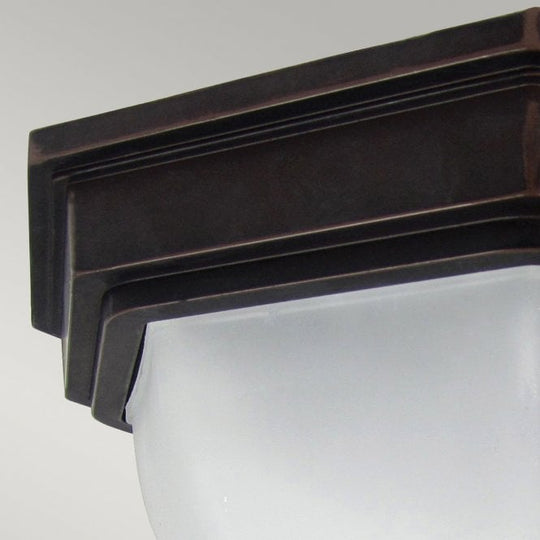 Fairford Celing Flush Lantern Bronze Finishes