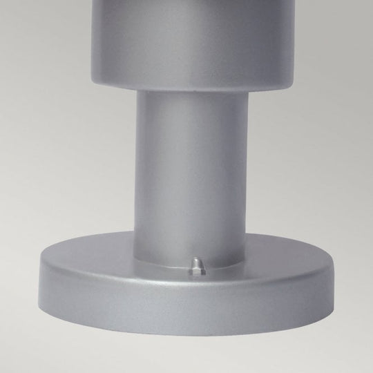 Helsingor Pedestal Lantern in a silver finish