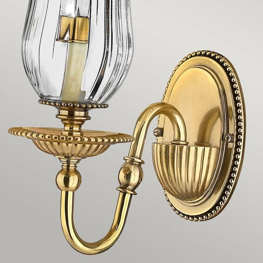 Cambridge Wall Light Burnished Brass