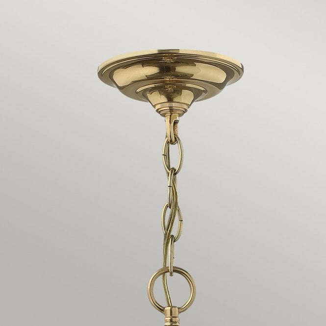Gentry Large Pendant Polished Gold or Brass