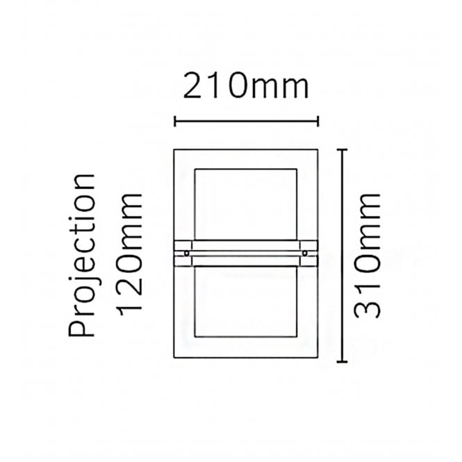 Basel E27 Galvanised Clear
