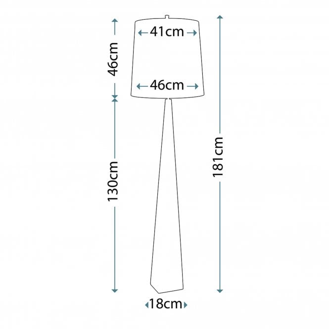 Ascent Floor Lamp with a  Black finish