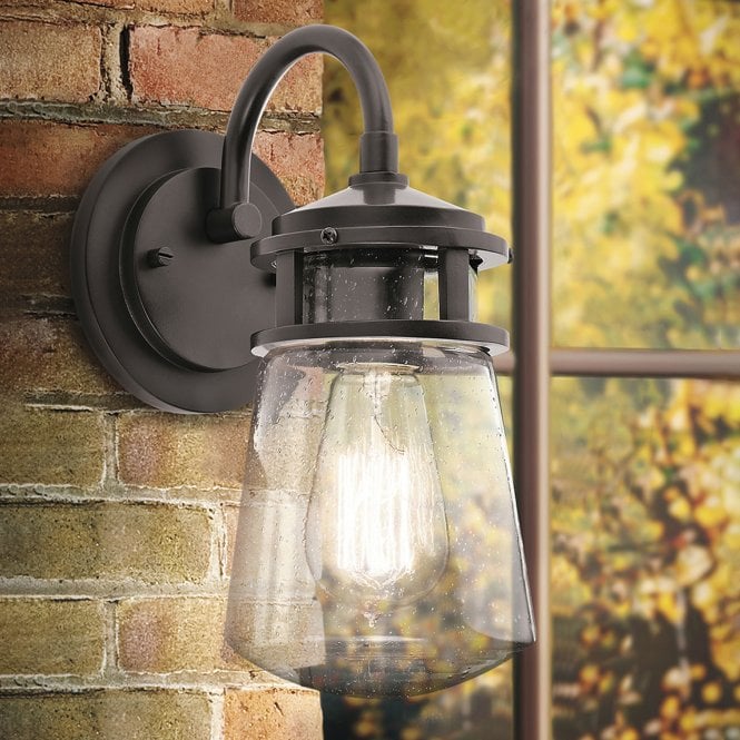 Lyndon Medium Wall Lantern Architectural Bronze