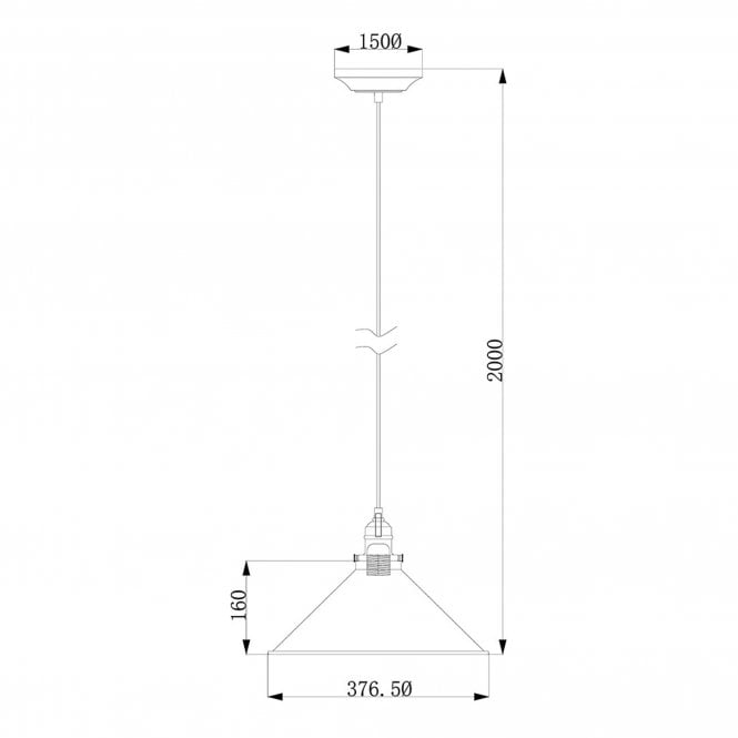Provence 1 Light Pendant with Old Bronze finish