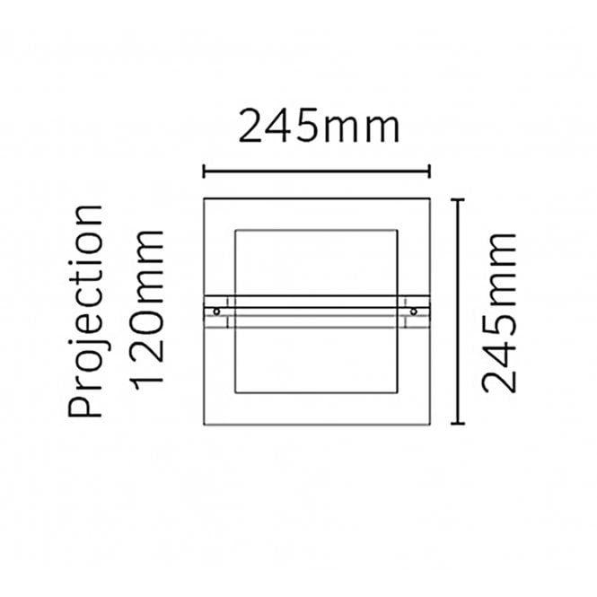 Bern E27 Galvanised Clear