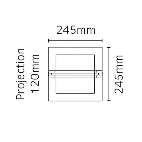 Bern E27 Stainless Steel Clear