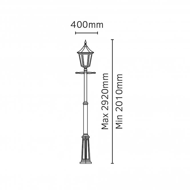 Valencia Grande Signal Post Black