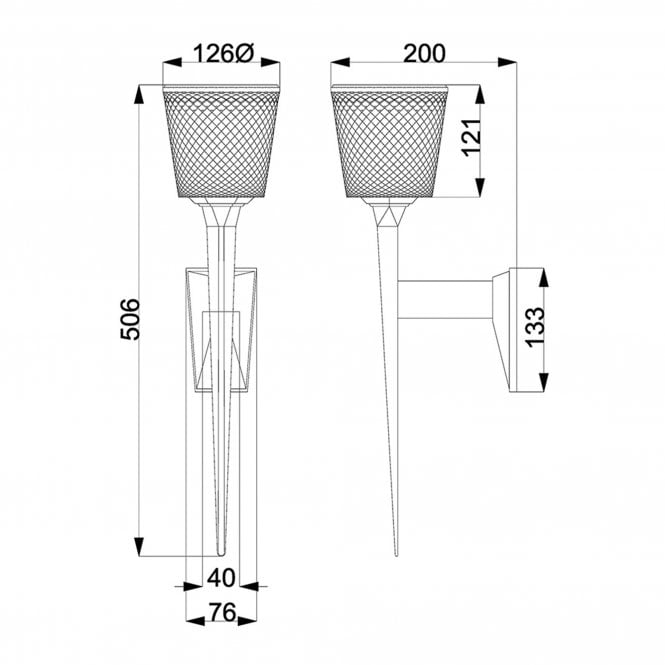 Verity 1 Light Bathroom Wall Light In Polished Chrome Finish