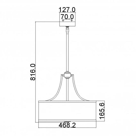 Prospect Park 4 Light Uplight Pendant In Satin Nickel / Chrome Finish