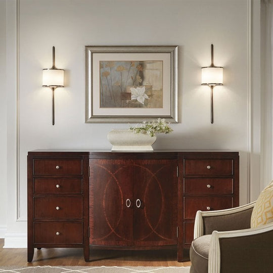 Mona Small 2 Light Wall Light In Classic Pewter Finish