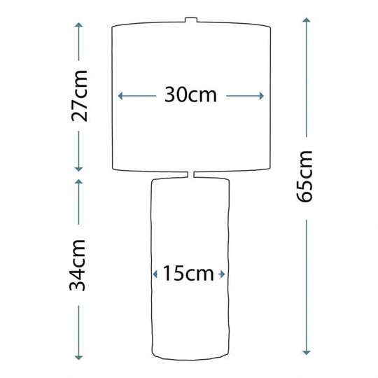 Barbican 1 Light Table Lamp