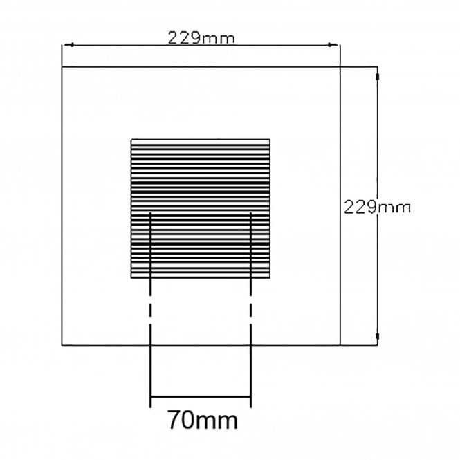 Luna Small LED Wall Light - Titanium