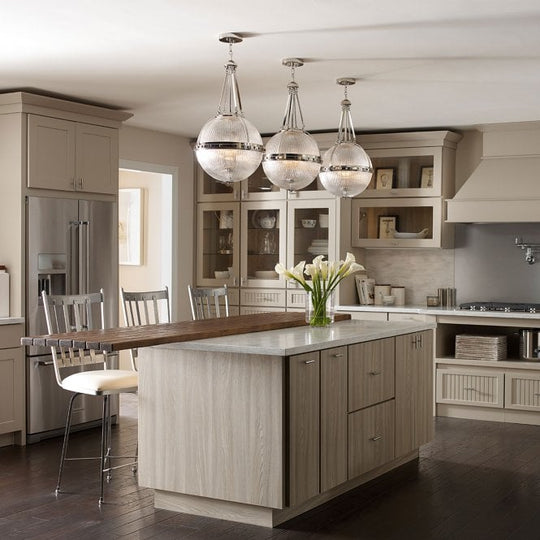 Aster 3 Light Pendant - Polished Nickel