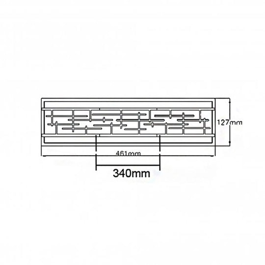 Zolon Medium Wall Light Chrome