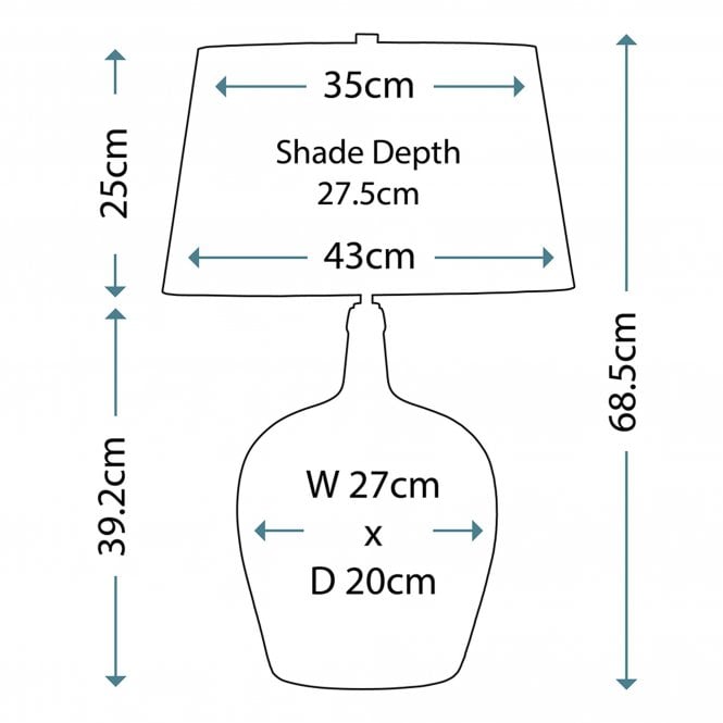 Lambeth 1 Light Table Lamp