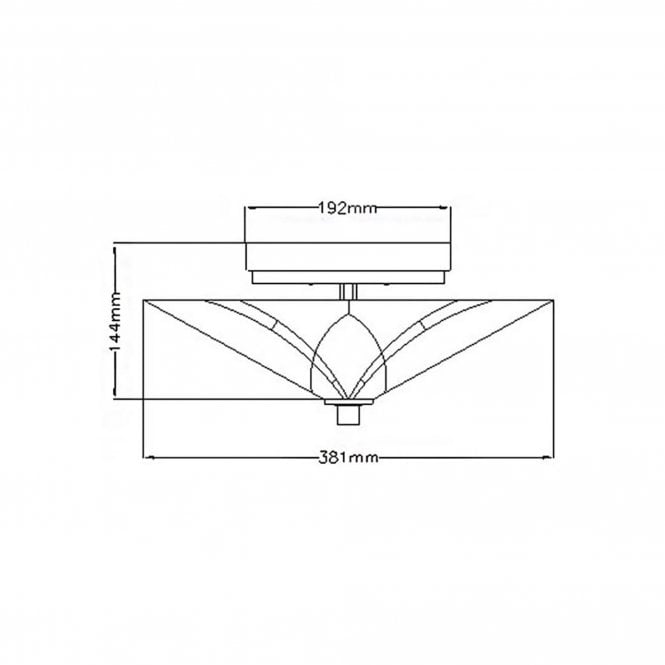 Asheville 2 Light Flush Mount Valiant Bronze