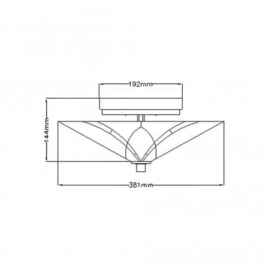 Asheville 2 Light Flush Mount Valiant Bronze