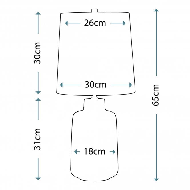 Woolwich 1 Light Table Lamp