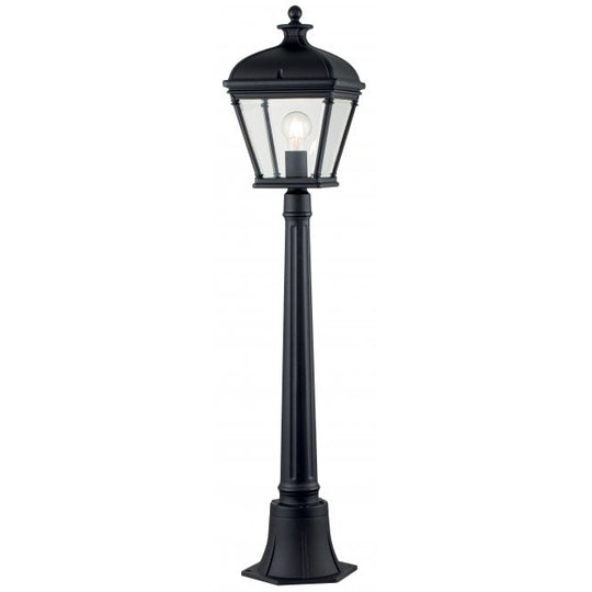 Bayview 1 Light Medium Pillar Lantern Black