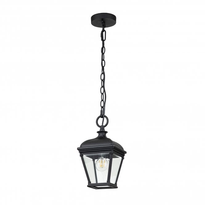 Bayview 1 Light Medium Chain Lantern  Black
