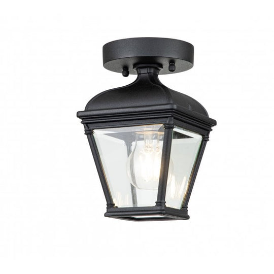 Bayview 1 Light Porch Lantern Black