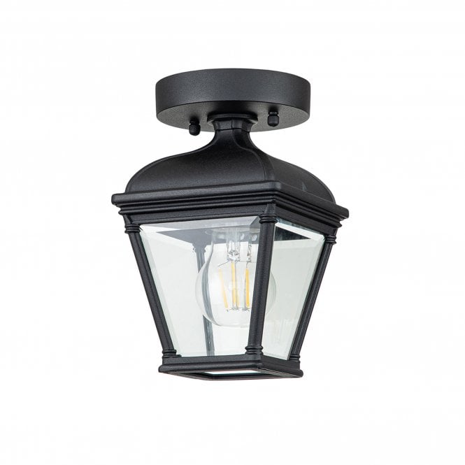 Bayview 1 Light Porch Lantern Black