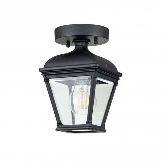 Bayview 1 Light Porch Lantern Black
