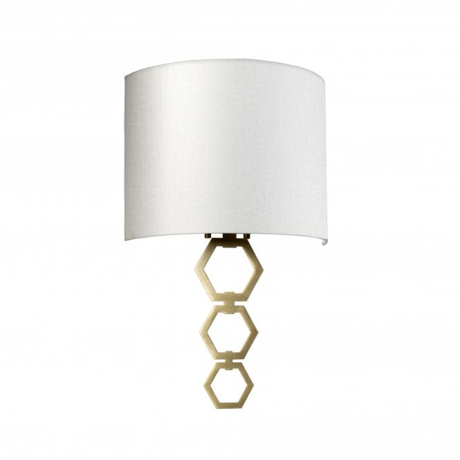 Clark Medium 1 Light Wall Light - Aged Brass