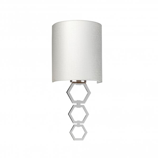 Clark Small 1 Light Wall Light - Polished Chrome