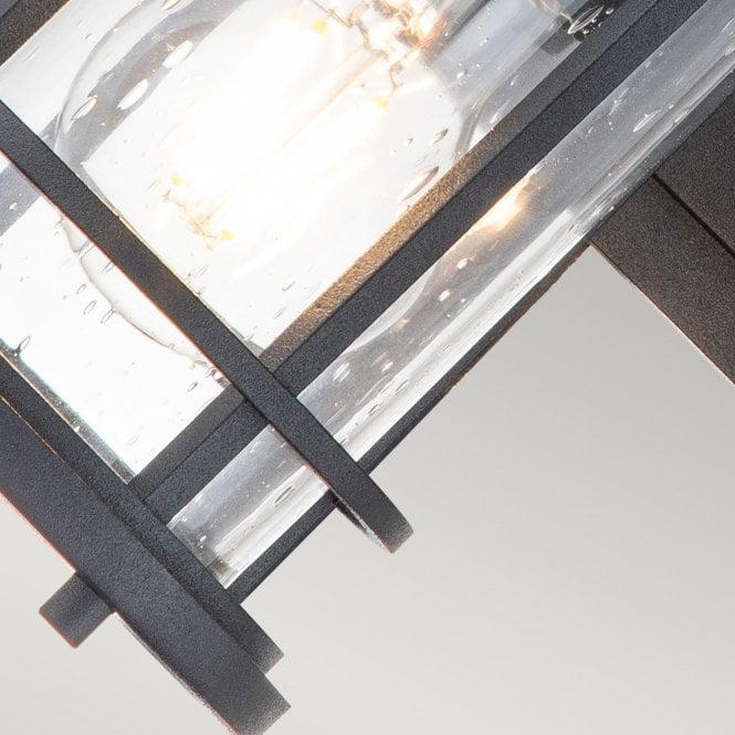 Lighthouse 1 Light Small Wall Lantern Textured Black