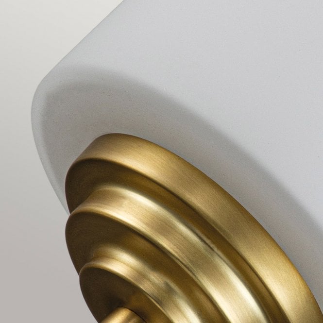 Malibu 1 Light Wall Light Brushed Brass