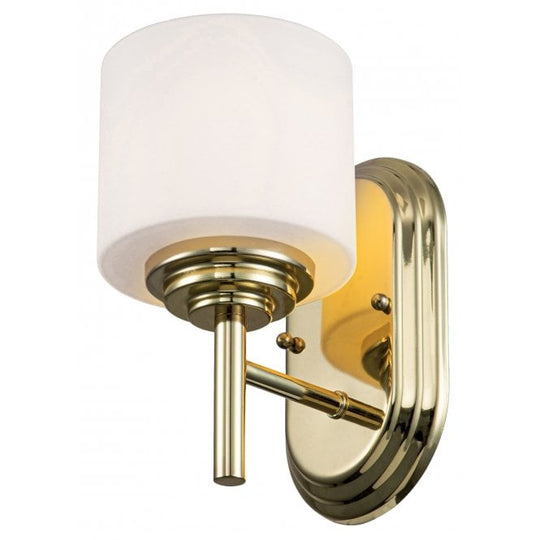 Malibu 1 Light Wall Light Polished Gold or Brass