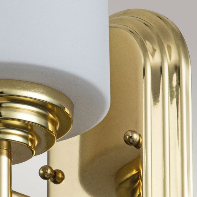 Malibu 1 Light Wall Light Polished Gold or Brass